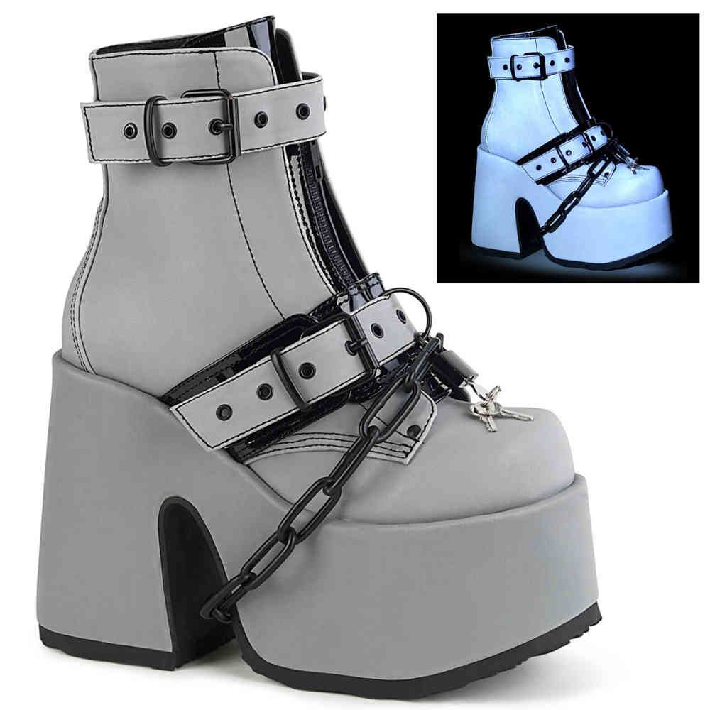 DemoniaCult - CAMEL205 Plattformstiefel - Grau Product image